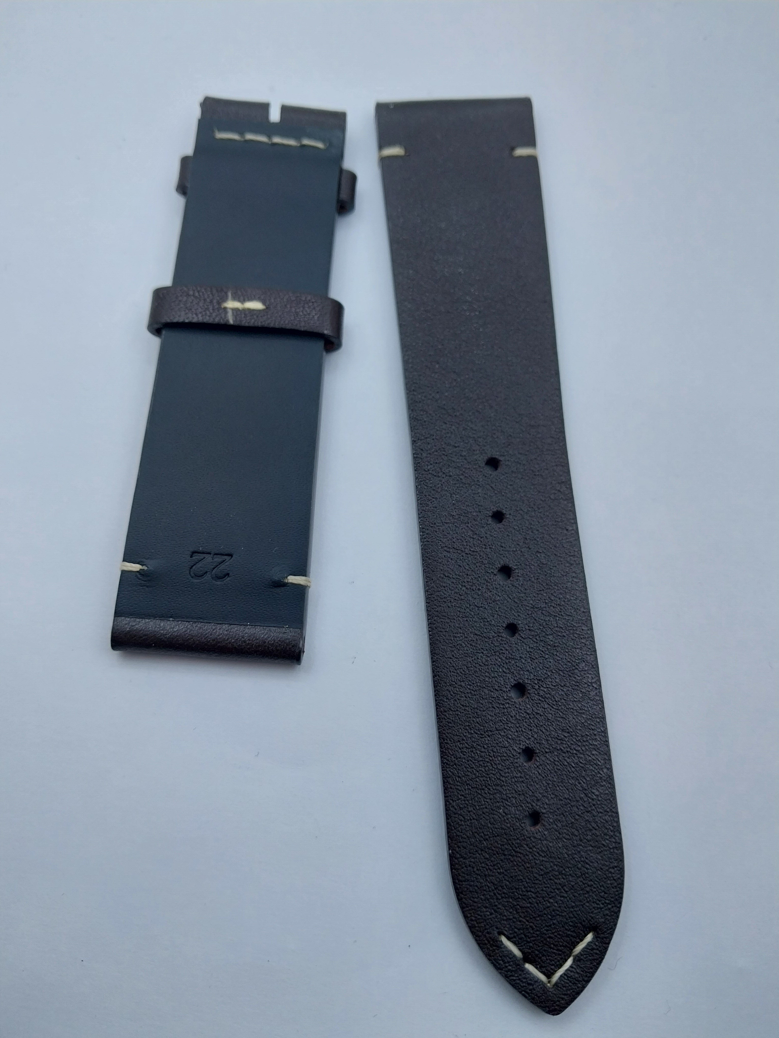 Longines Legend Diver Original 22 mm Brown Leather Strap with pin Buckle L682160588