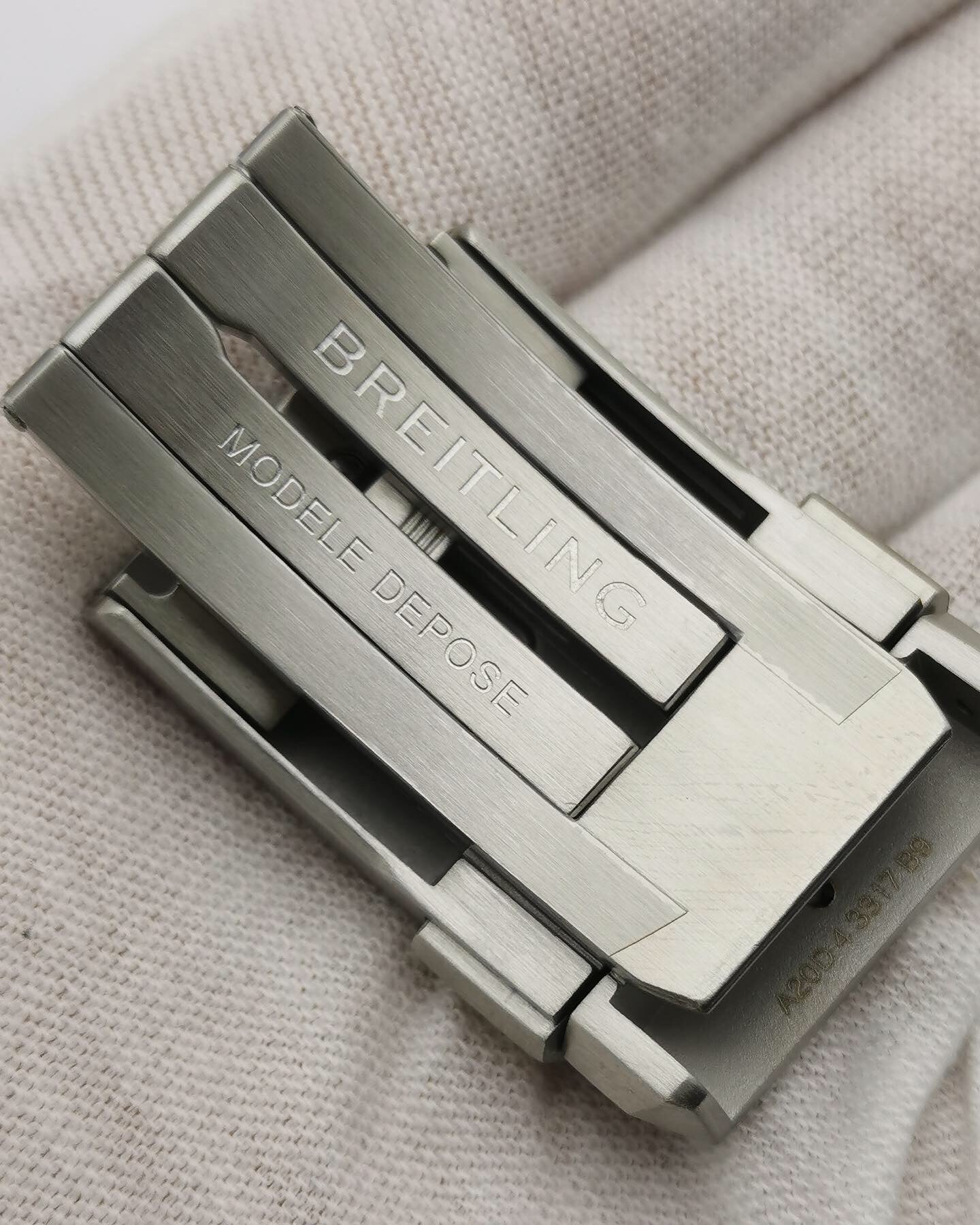 Breitling deployment buckle 20 mm A.204D for silicone and rubber straps