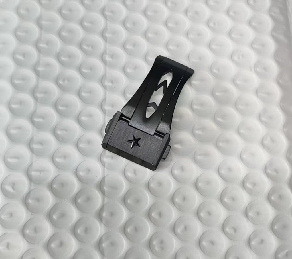 Zenith  Defy Chronomaster Black Deployment Folding Buckle 18 mm