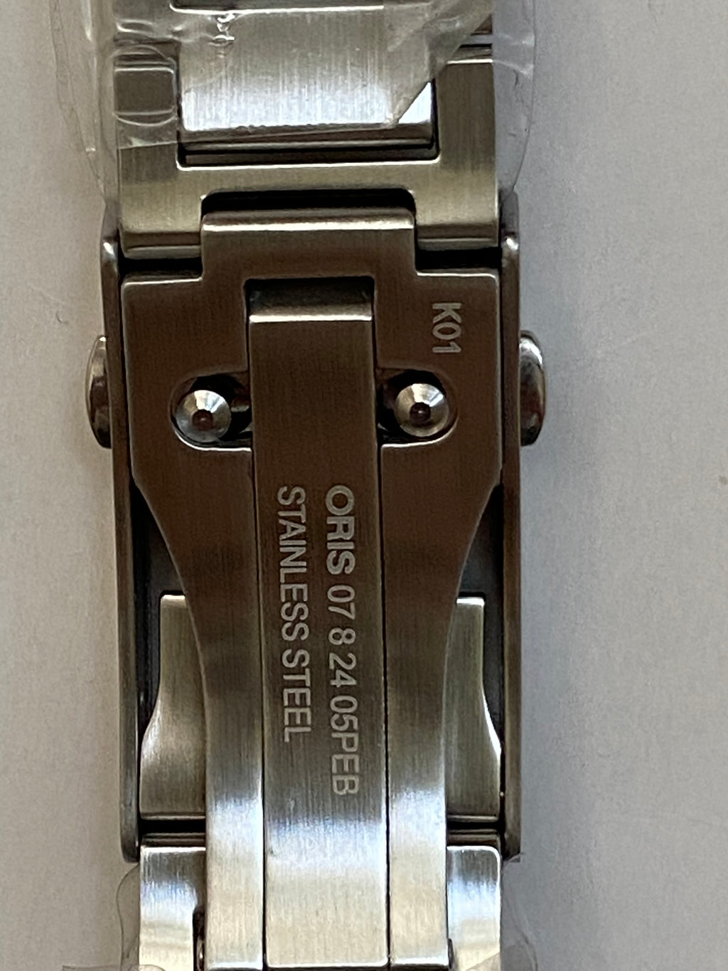 Oris Aquis 43.5 mm case 7730 26 mm Steel Bracelet