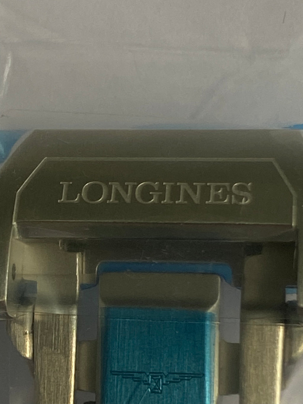 Longines Original Spirit Zulu Time Silver Folding Deployment Buckle 18 mm   L639165902