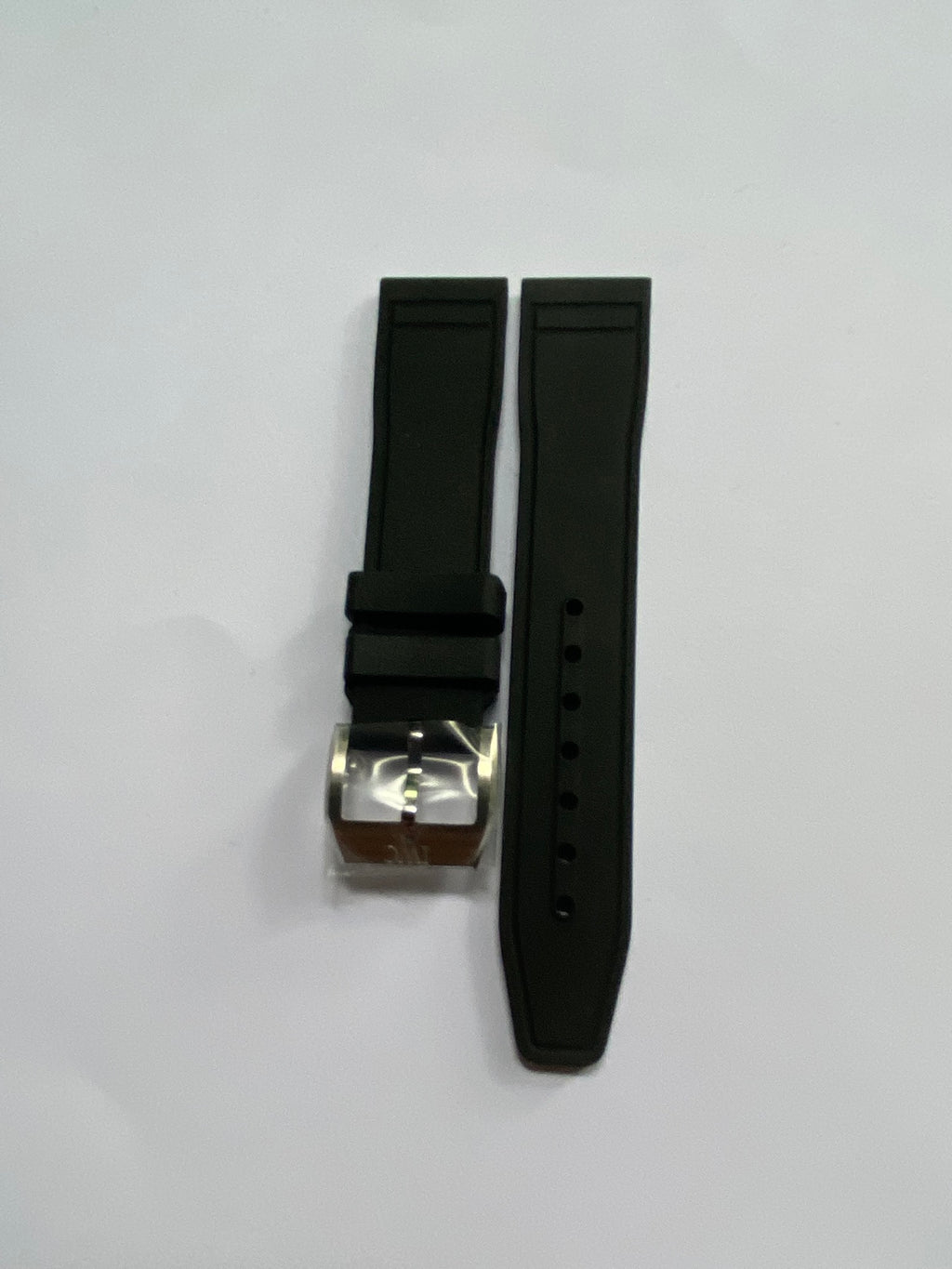 IWC Original 20mm Black Easy Change Rubber Strap with pin buckle