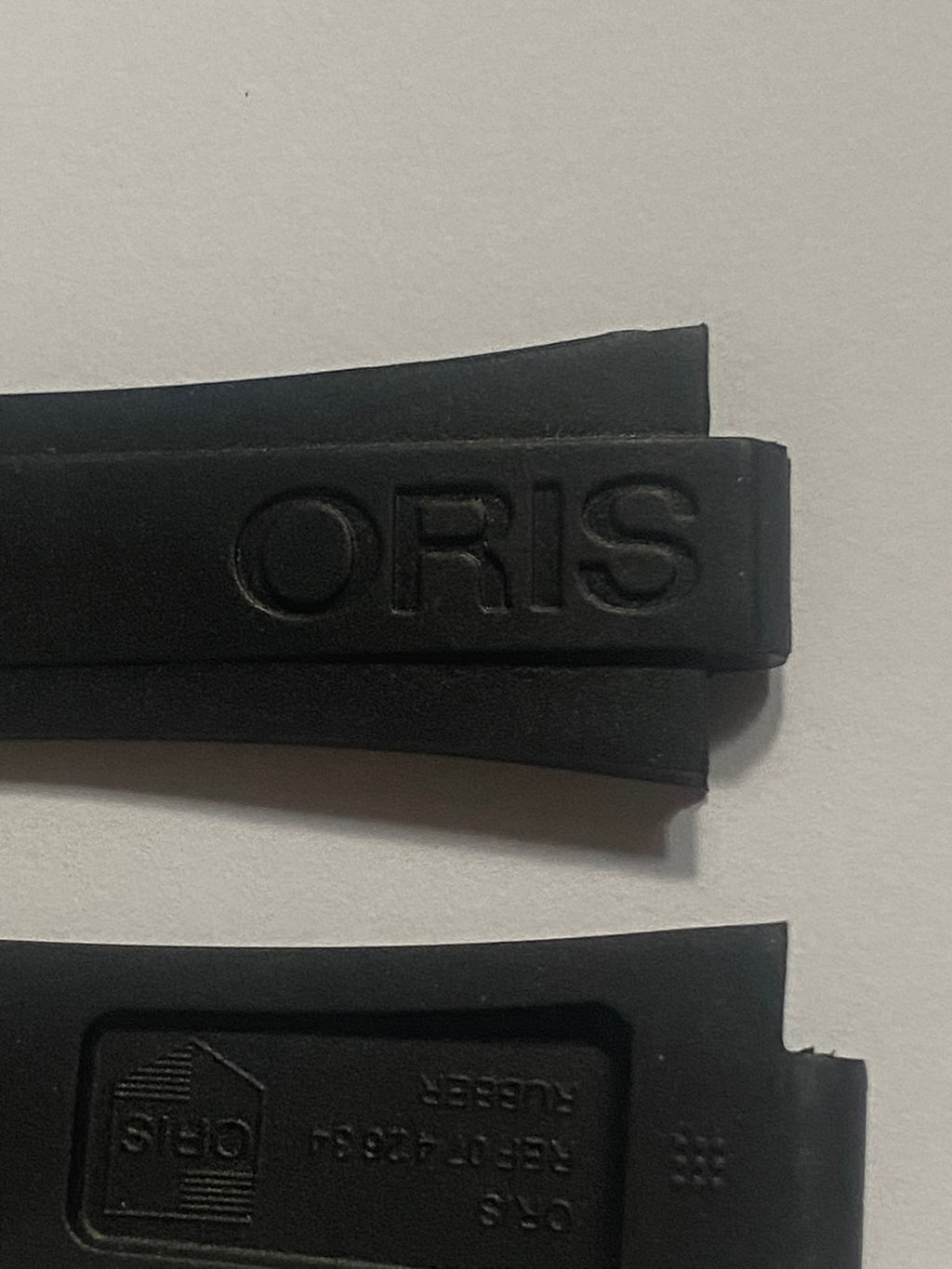 Oris Aquis 7653 Black 26 mm Rubber Strap with Deployment Buckle 0742634