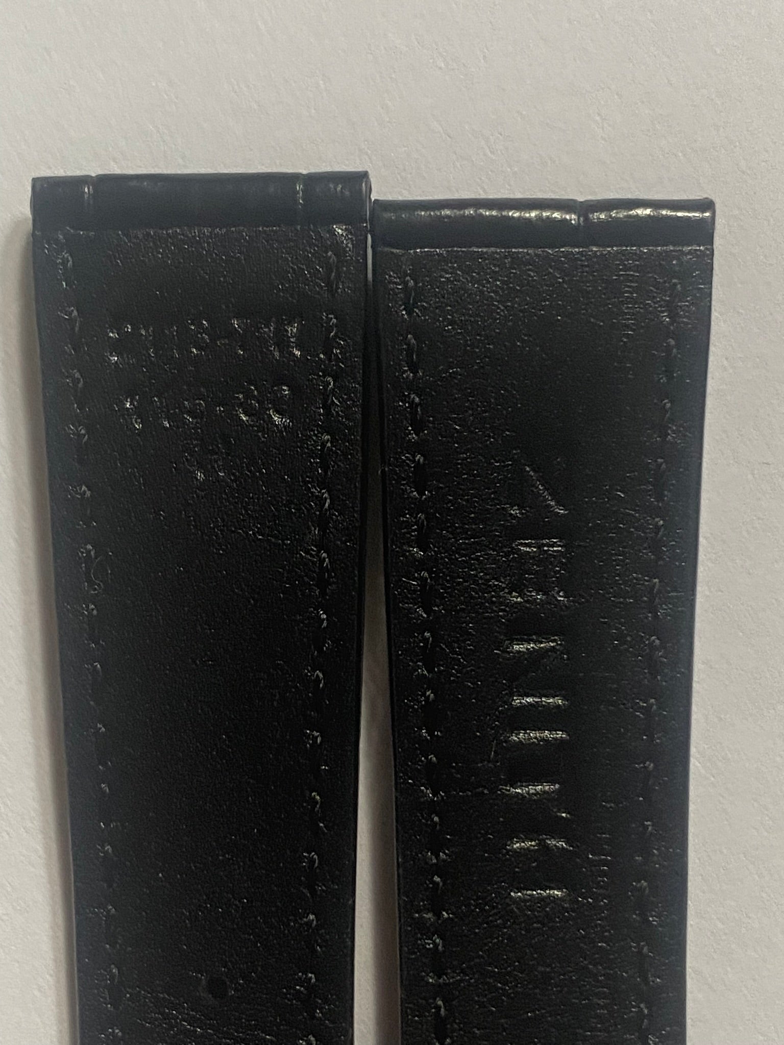 Zenith  20 mm original black alligator leather strap with pin buckle