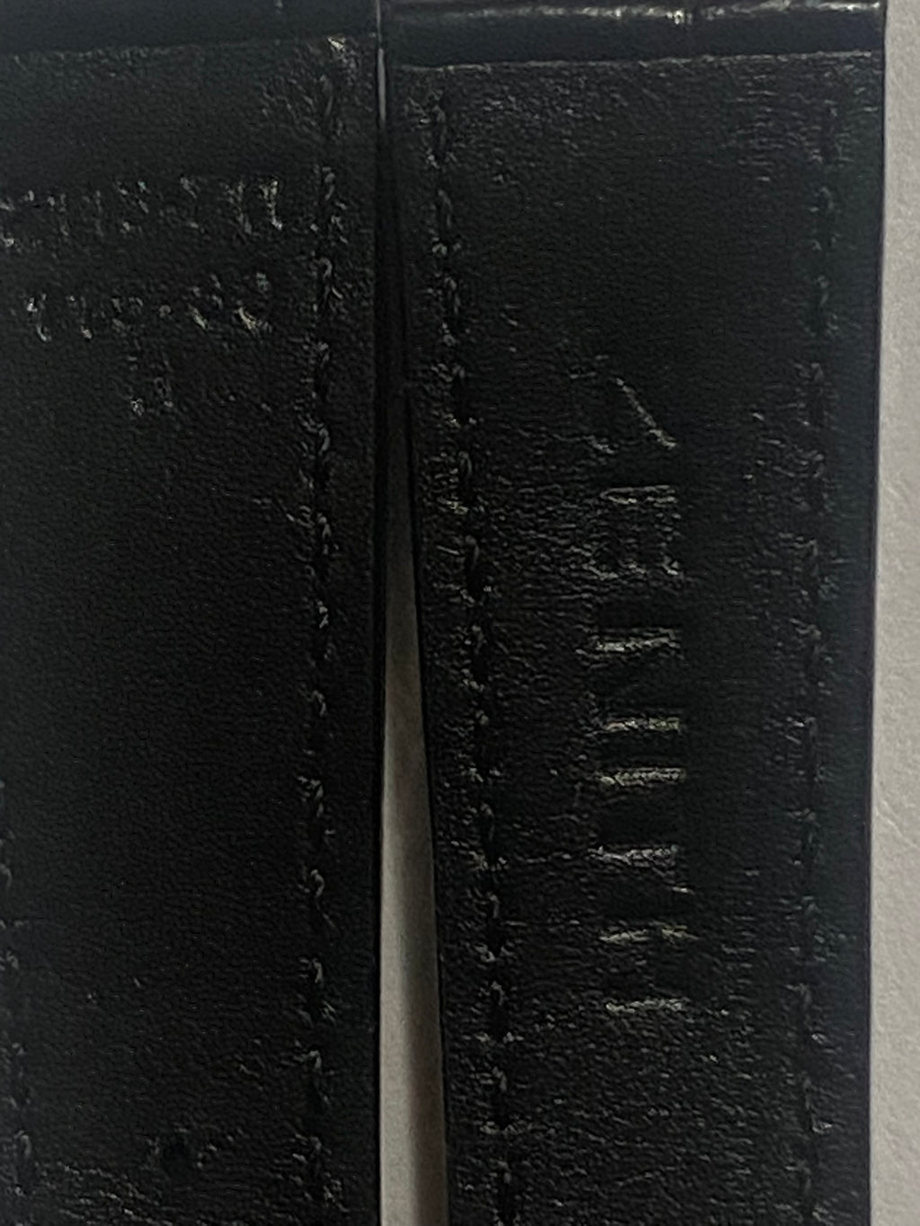 Zenith  20 mm original black alligator leather strap with pin buckle