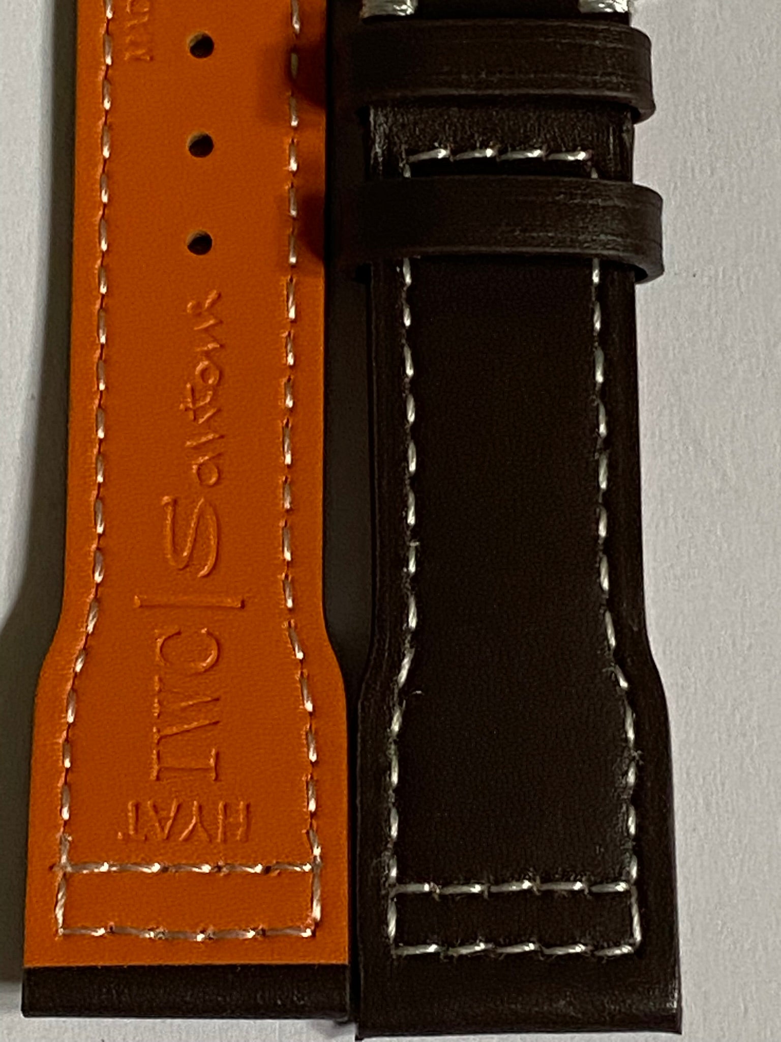 IWC Original 21 mm Brown  Leather Strap with pin buckle E06165
