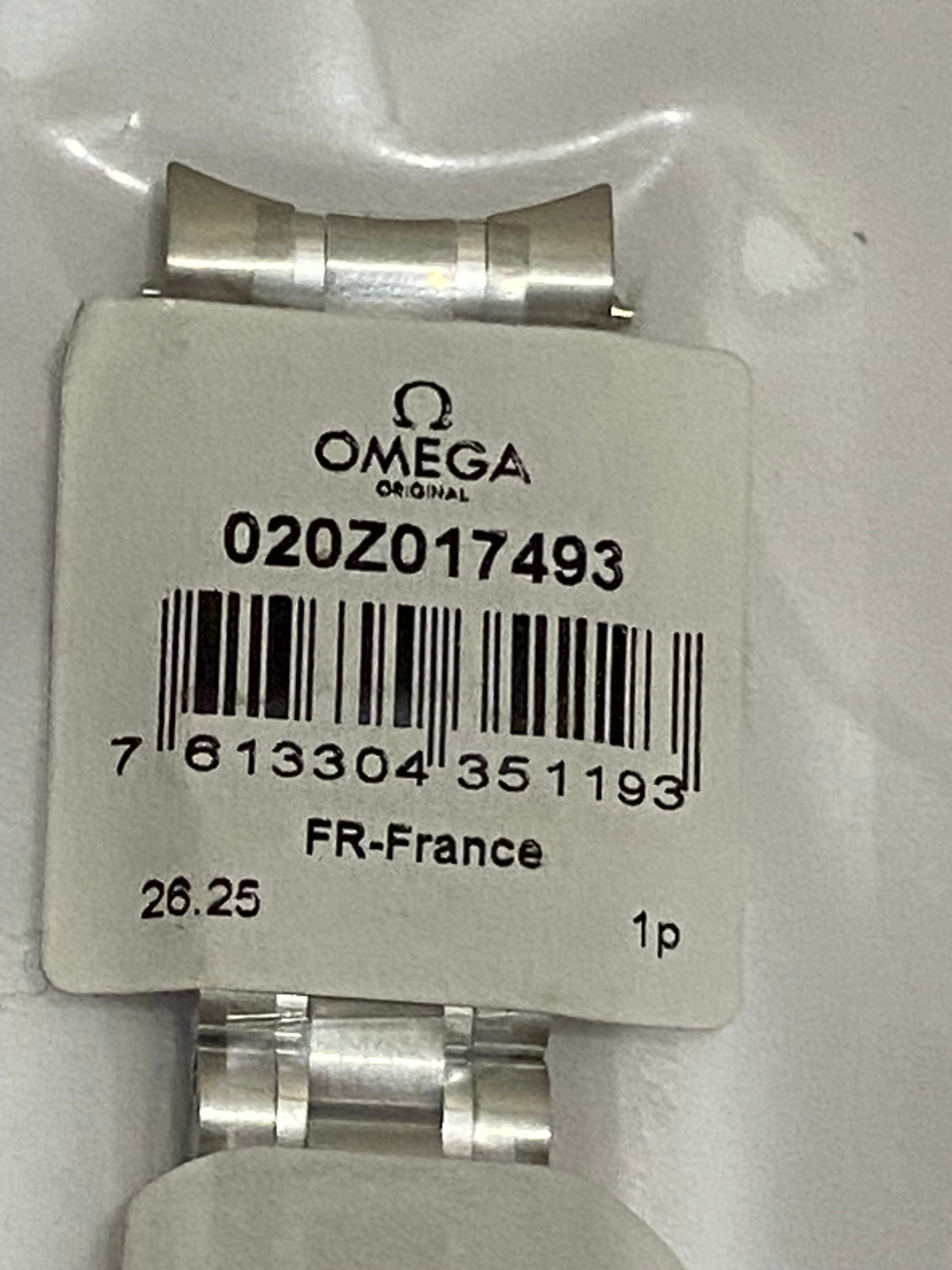 Omega Speedmaster Moonwatch 1861 and 3861 Polished 20  mm Steel bracelet 020Z017493