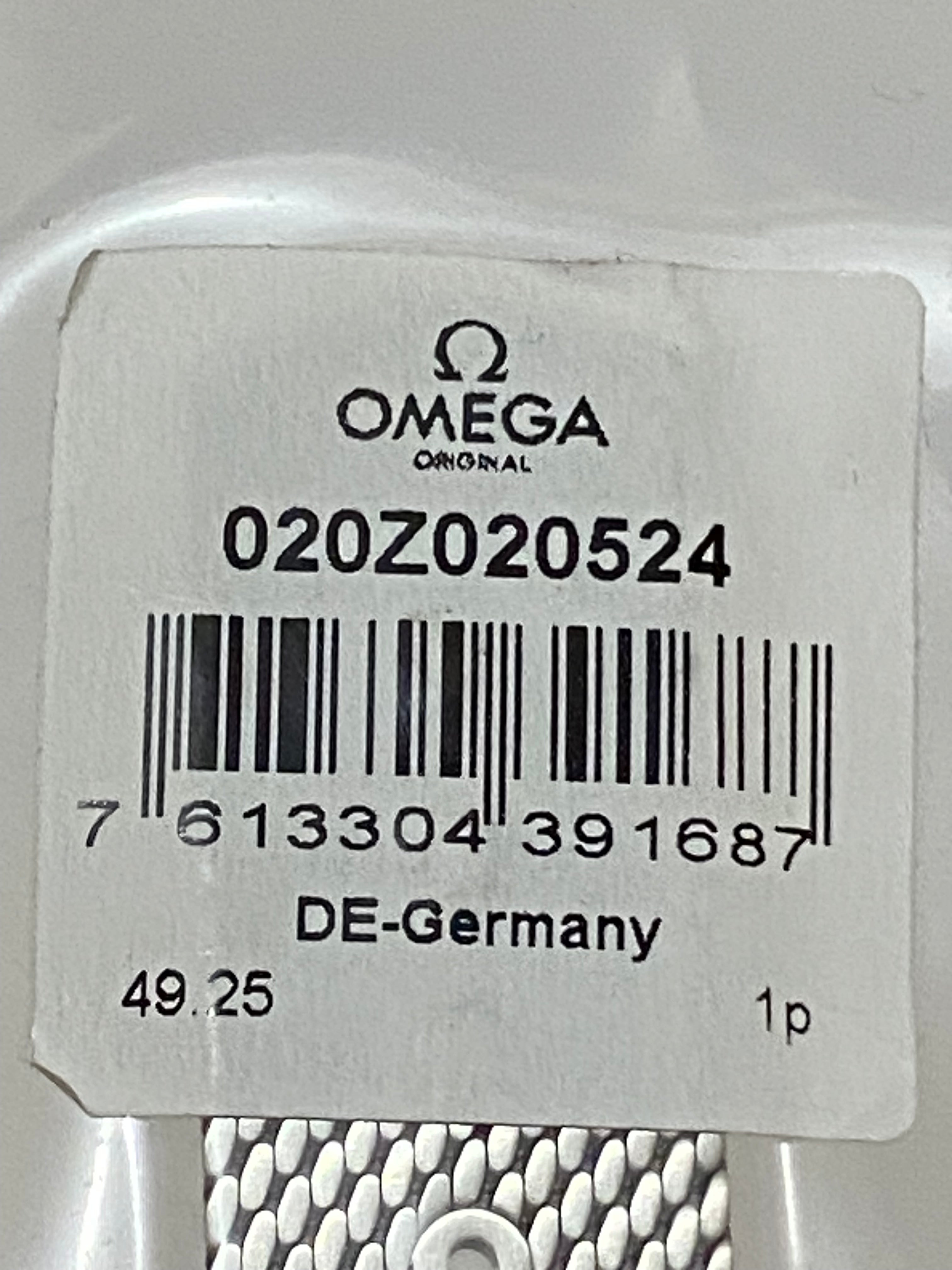 Omega 20 mm original mesh milanese steel bracelet  020Z020524