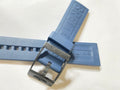 Breitling 24-20 mm navy blue silicone strap 159S