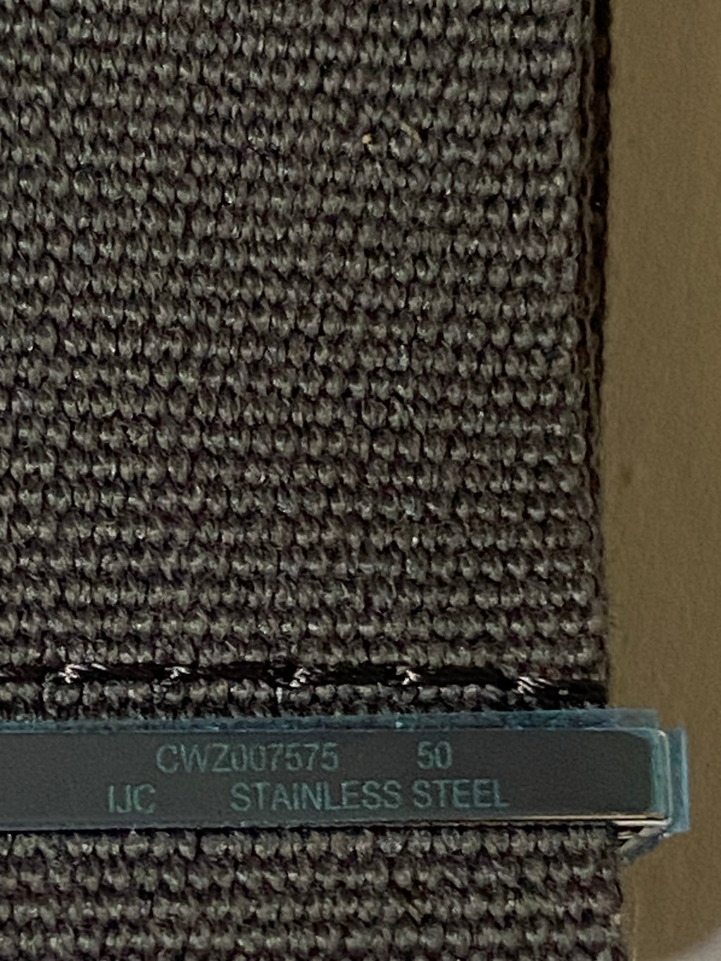 Omega original 20 mm grey nato strap with silver pin buckle  CVZ007575  025STZ007439