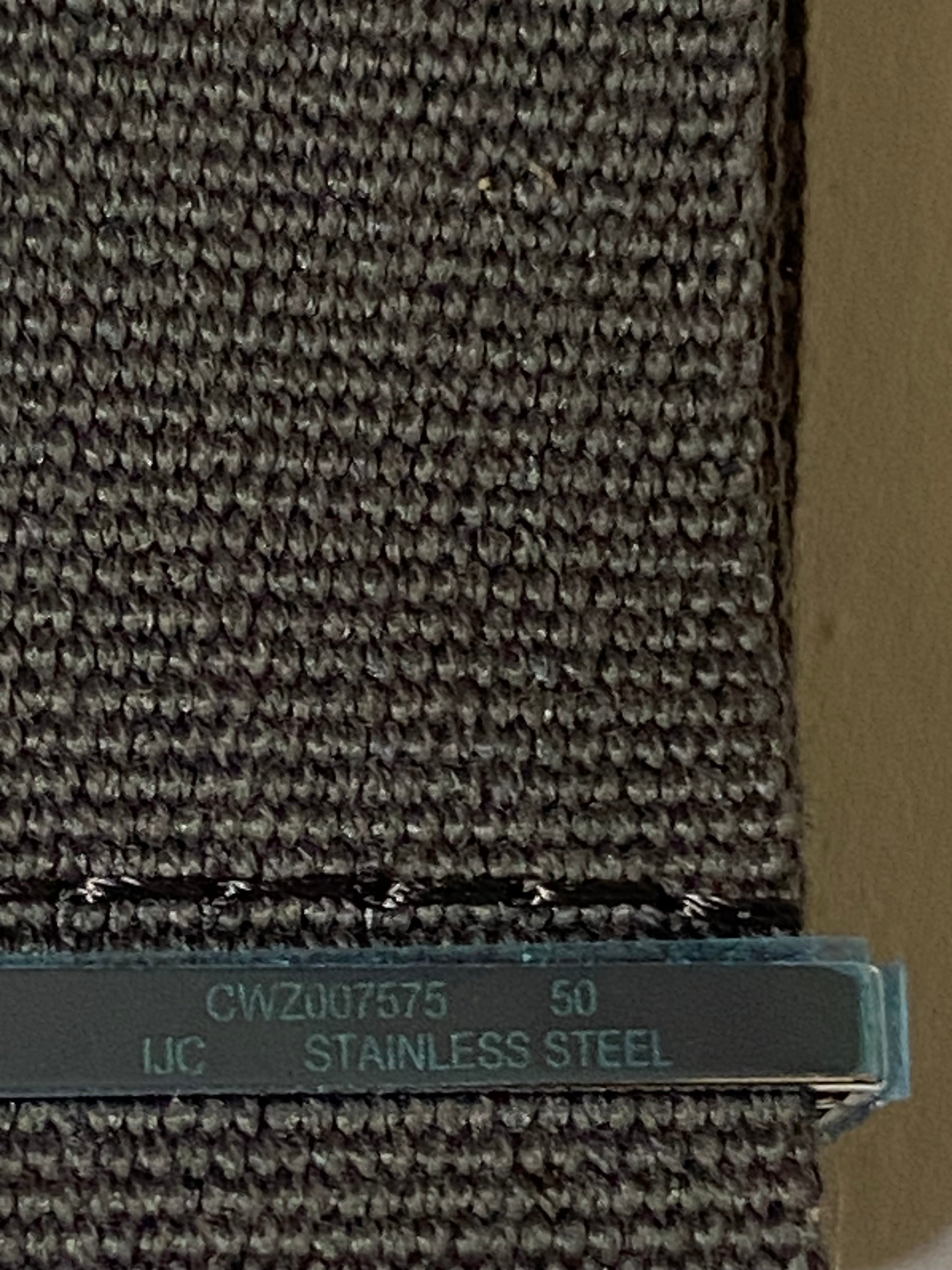 Omega original 20 mm grey nato strap with silver pin buckle  CVZ007575  025STZ007439