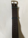 Omega original 22 mm grey nato strap with silver pin buckle  CVZ007575  025STZ007439