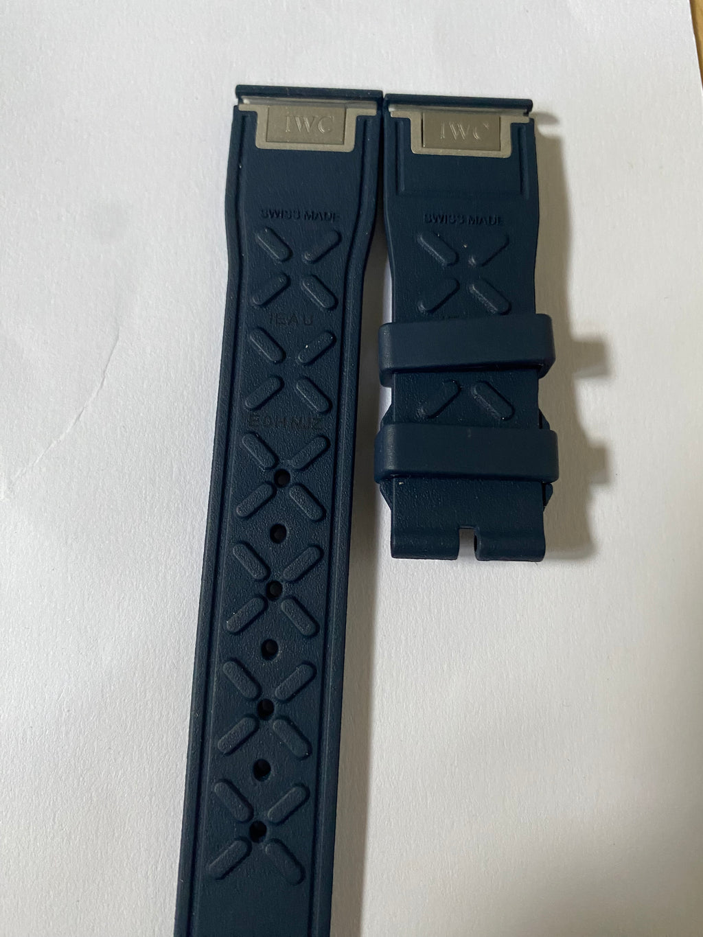 IWC Original 21 mm Navy Blue  Easy Change Rubber Strap