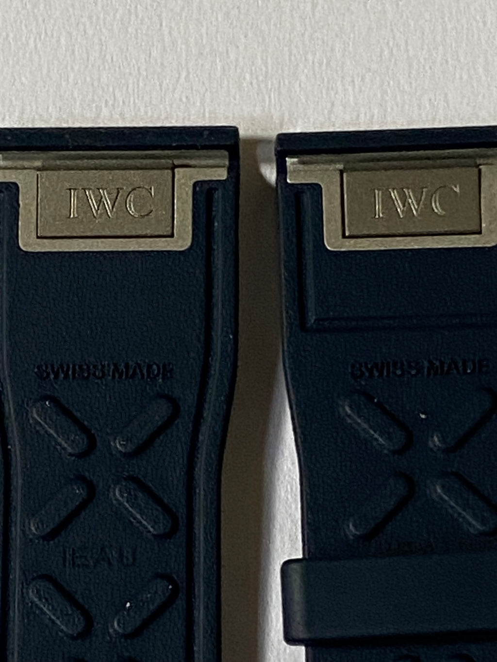 IWC Original 21 mm Navy Blue  Easy Change Rubber Strap