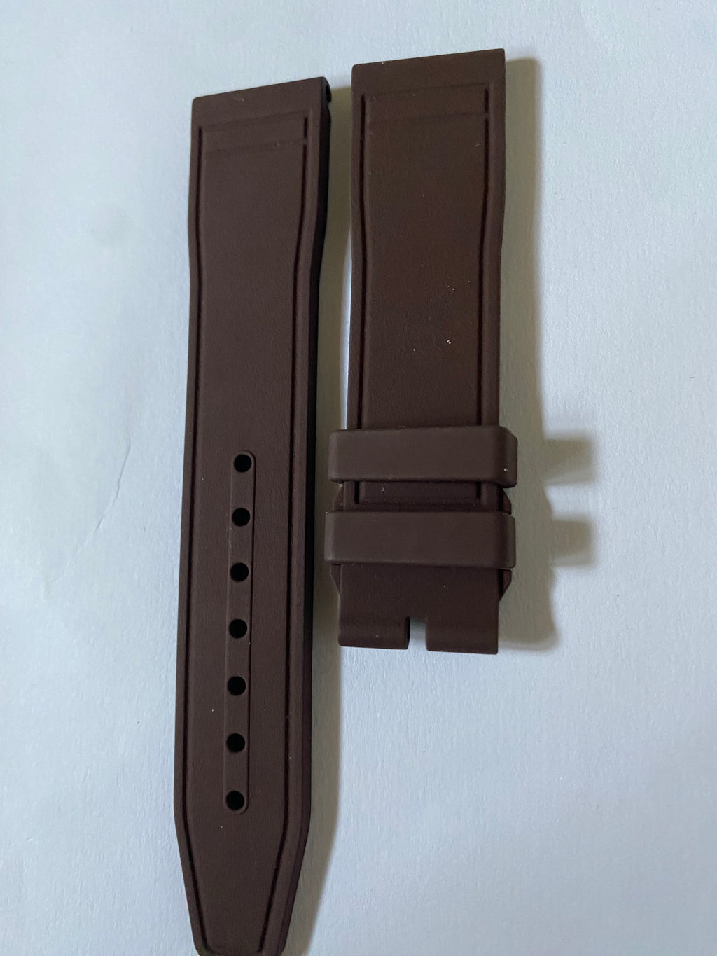 IWC Original 20mm Brown Easy Change Rubber Strap