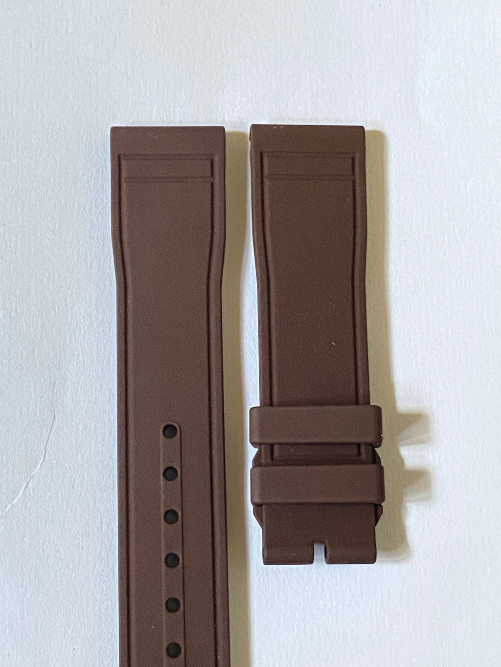 IWC Original 20mm Brown Easy Change Rubber Strap