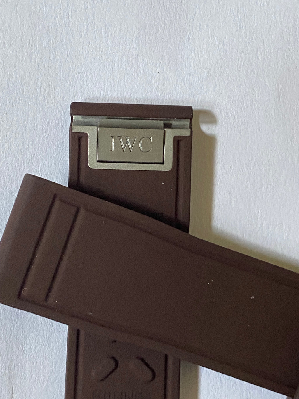 IWC Original 20mm Brown Easy Change Rubber Strap