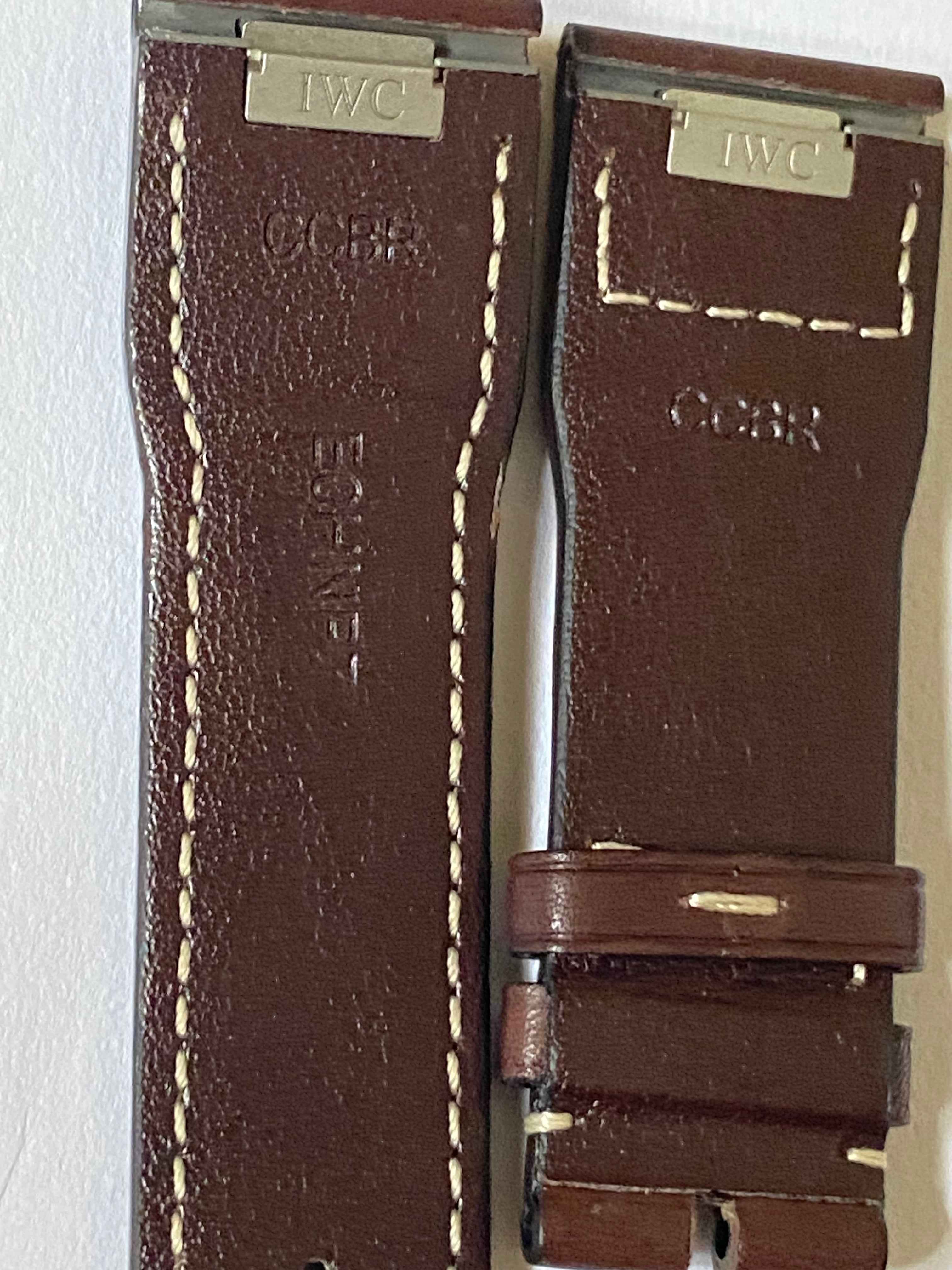 IWC Original 21 mm Brown Easy Change Leather Strap