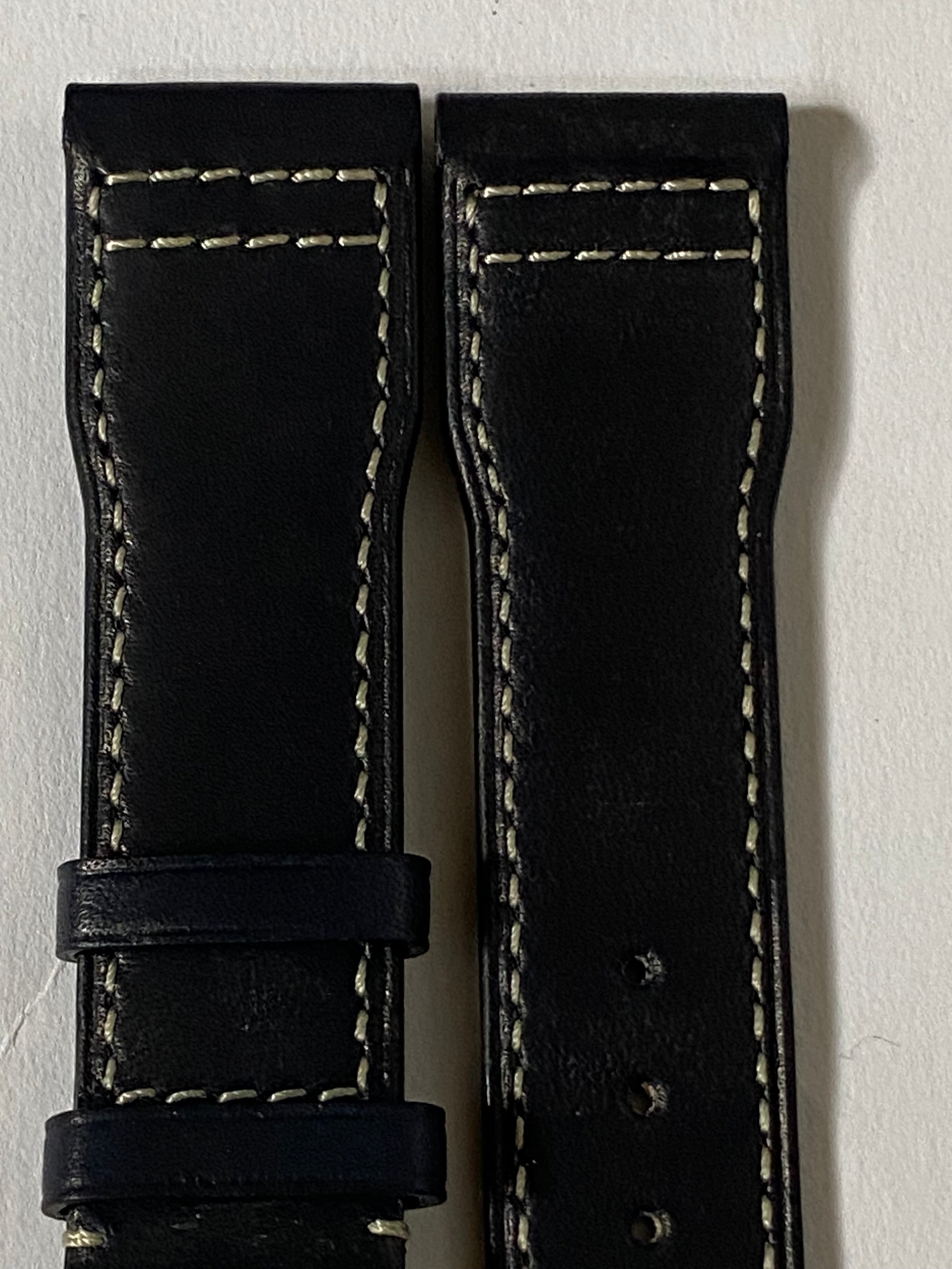 IWC Original 21 mm Black Easy Change Leather Strap