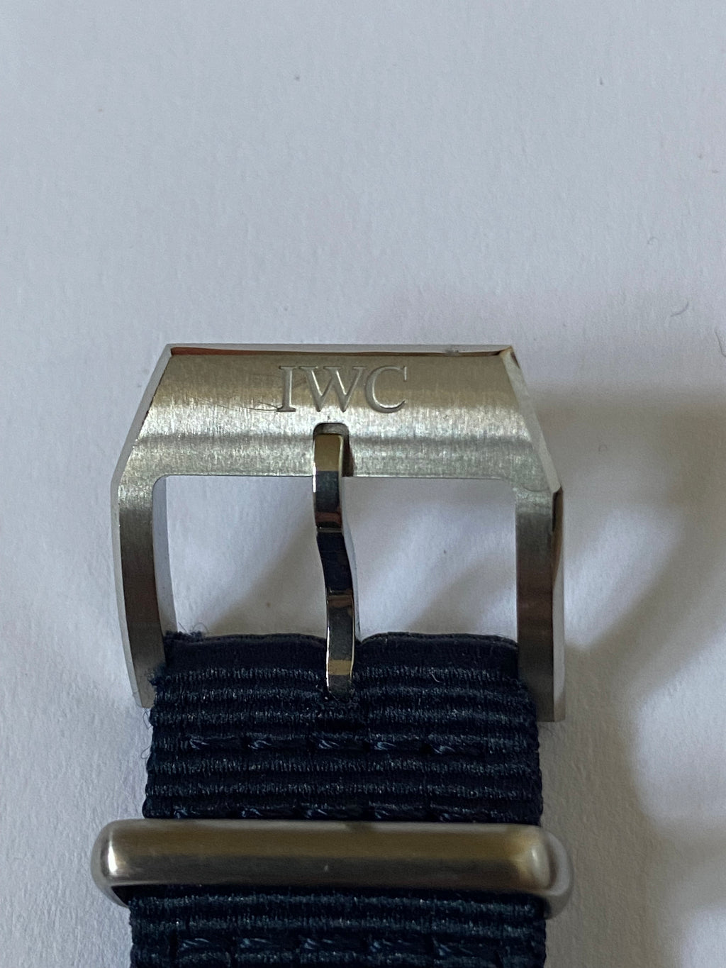 IWC Original 20 mm Navy Blue Nato Strap with pin buckle