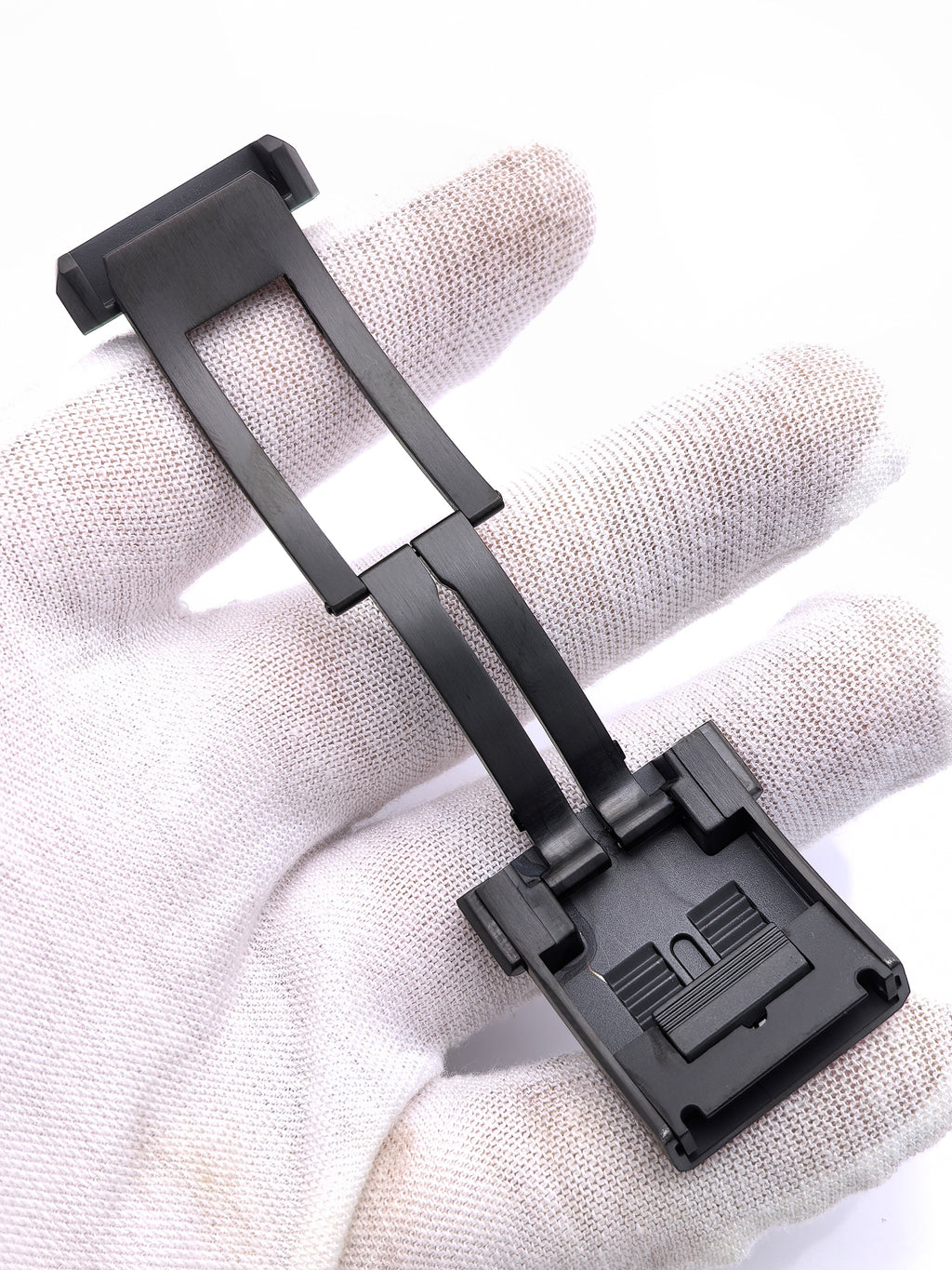 Breitling black deployment buckle 20 mm  for silicone and rubber straps