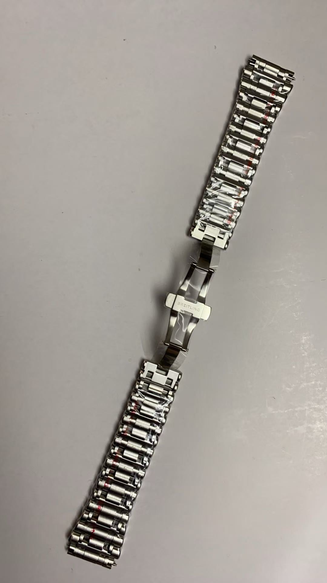 Original Breitling Chronomat Rouleaux 22 mm Steel Bracelet 123A